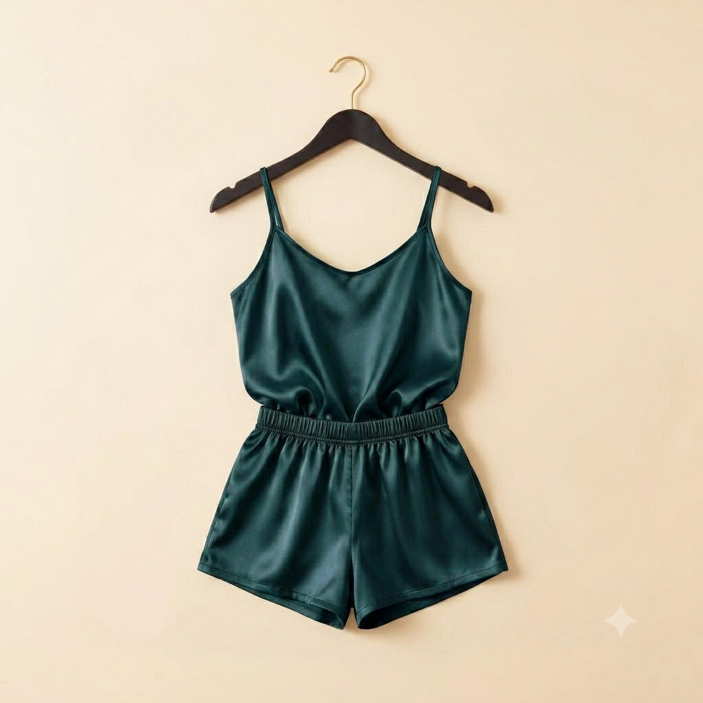 Satin Camisole & Shorts